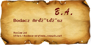 Bodacz Arétász névjegykártya
